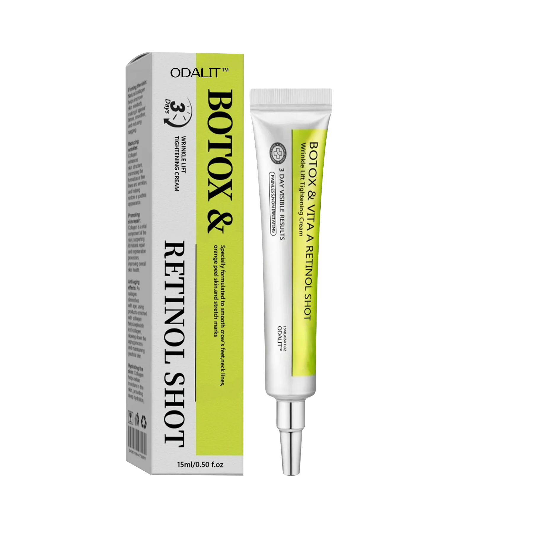 [🔥Last Day 70% OFF] ODALIT™ Botox & Retinol Shot - Eraser for Deep Wrinkles, Sagging Jowls & Puffy Eyes