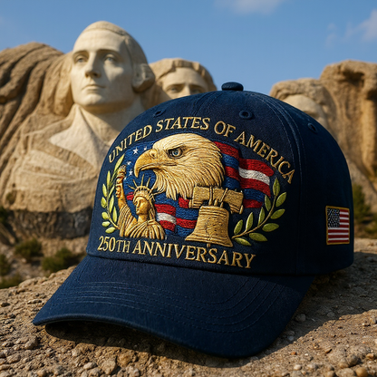 🗽Eagle & Liberty – United States 250th Anniversary Hat🦅