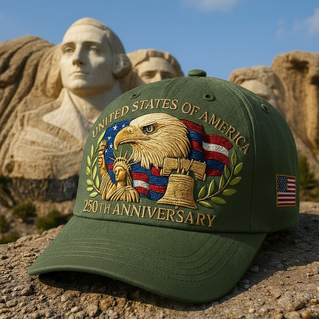 🗽Eagle & Liberty – United States 250th Anniversary Hat🦅
