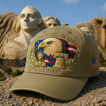 🗽Eagle & Liberty – United States 250th Anniversary Hat🦅