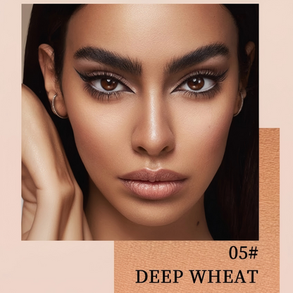 NEGUSY™ 2-in-1 Foundation Concealer Stick with Built-in Brush