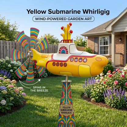 🔥🔥 Mother’s Day  70% Off--Retro Yellow Submarine Wind Spinner