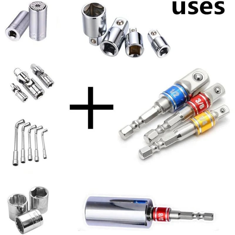 Drill Socket Adapter Set