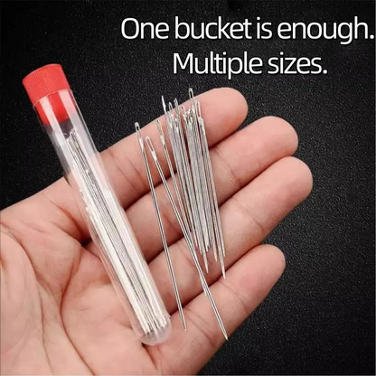 ✂️34PCS Big Eye Steel Needles Set