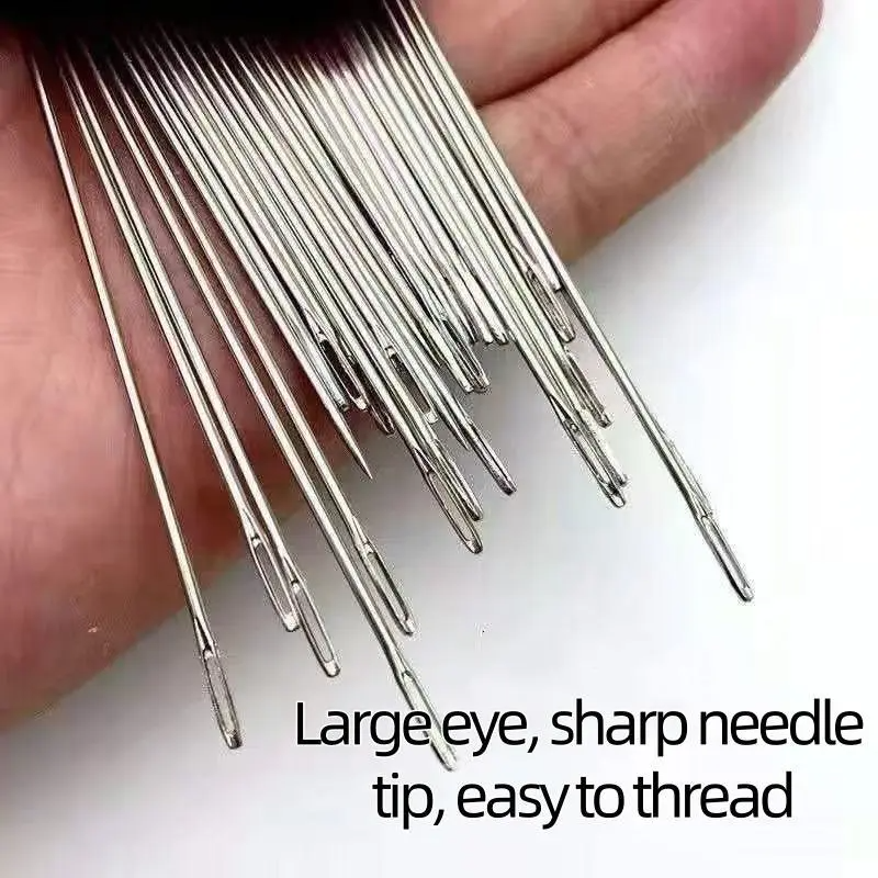 ✂️34PCS Big Eye Steel Needles Set