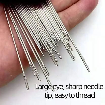 ✂️34PCS Big Eye Steel Needles Set