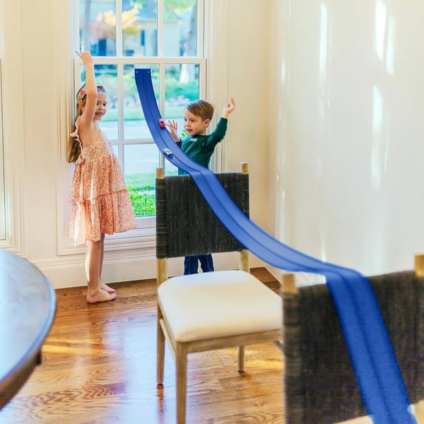 Blue 13.1Ft Track with 4 Cars