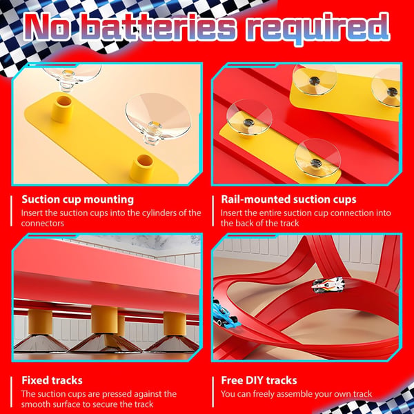 🎄🚗 Flexible Racing Track Set – DIY Racing Adventure Toy | The Best Christmas Gift for Kids 🎁