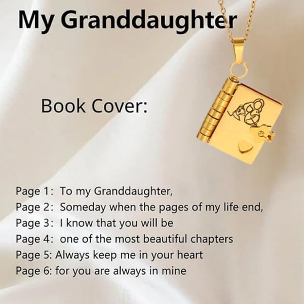 For Family - The Most Beautiful Christmas Special Chapter Book Necklace