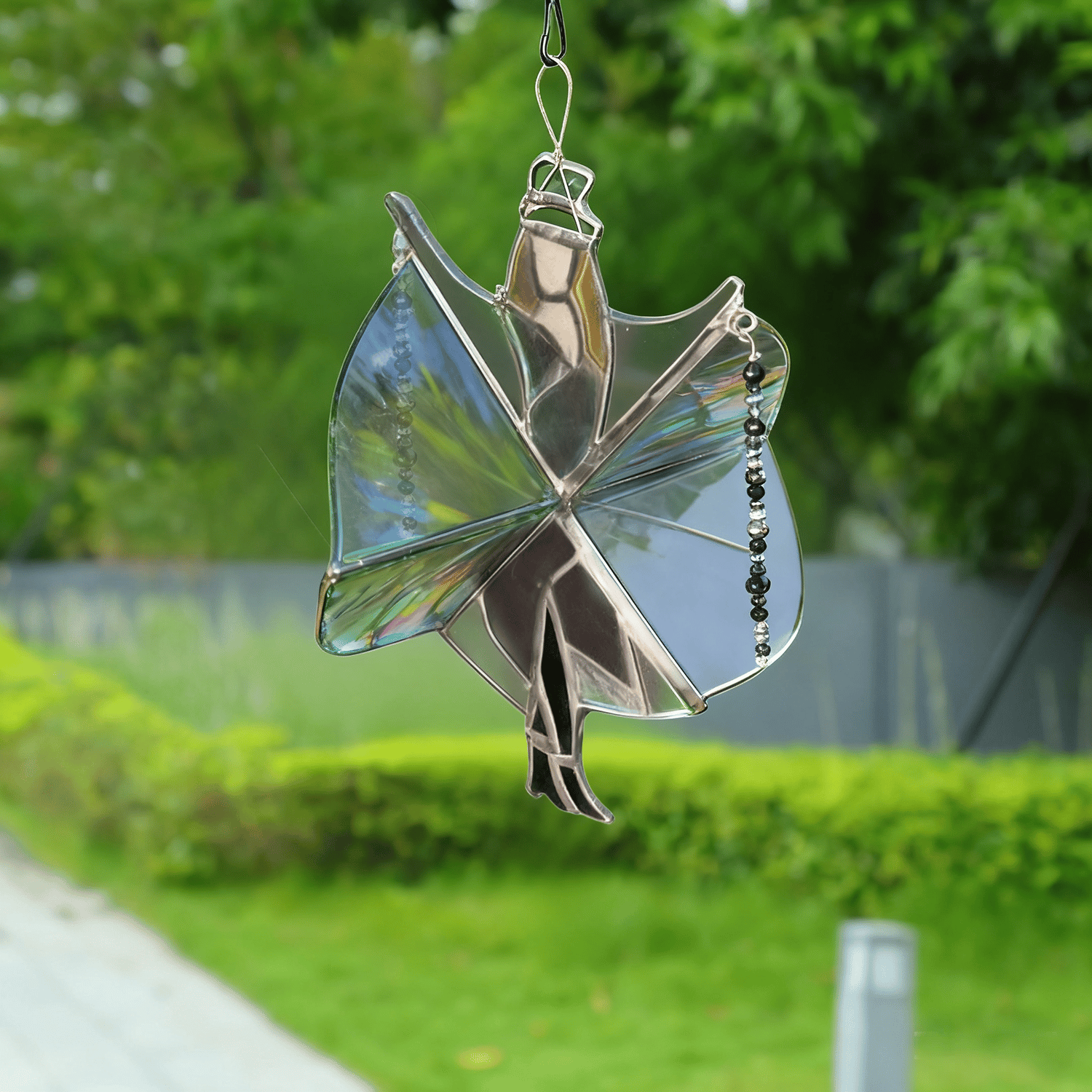 💃Stevie Nicks🤘 Handmade Stained Glass Spinner