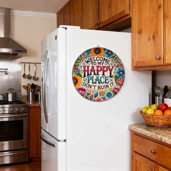 🎄Holiday Pre-Sale Save 49%🔥Welcome to My Happy Place – Wall Sign