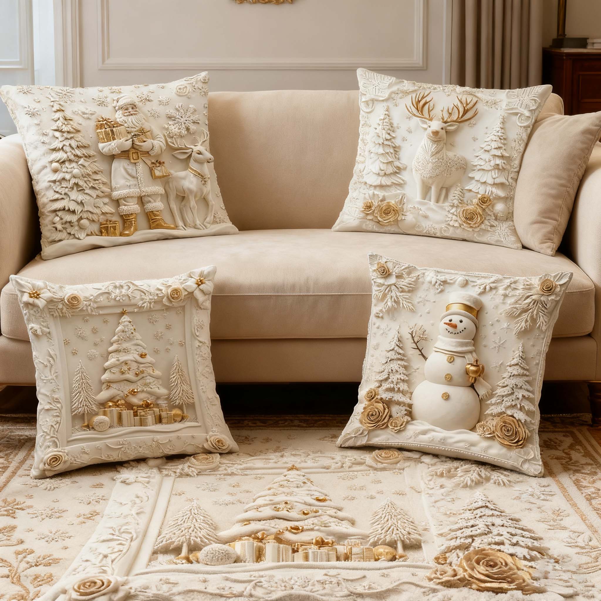 Christmas Pillow Set 🎄（4pcs）