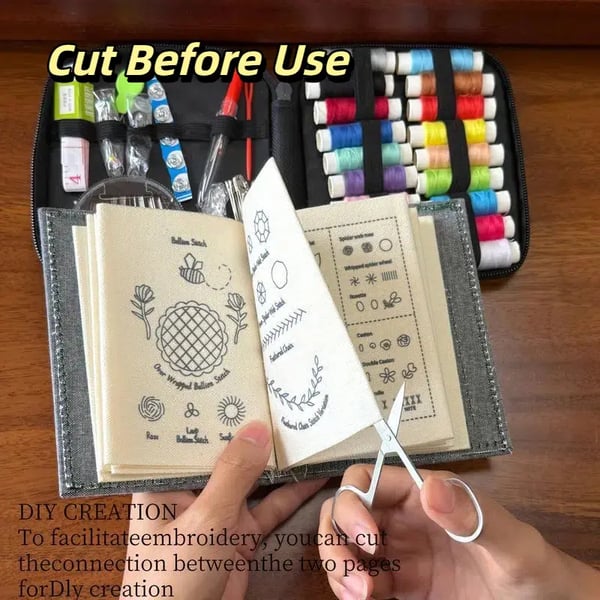 🌈Beginner-Friendly💕 Embroidery Stitch Book