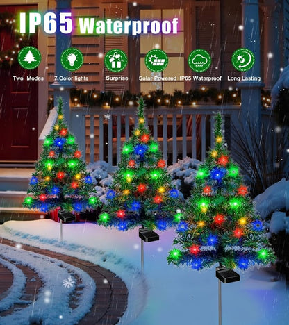 🔥Solar Christmas tree lights holiday decorations🎉🎉
