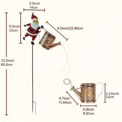 🔥Hot Sale 49% OFF💫Christmas Garden Kettle Lights – Solar Magic🎅
