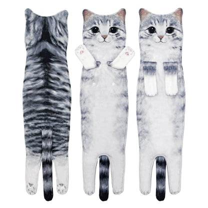 Funny Cat ＆ Dog Hand Towels
