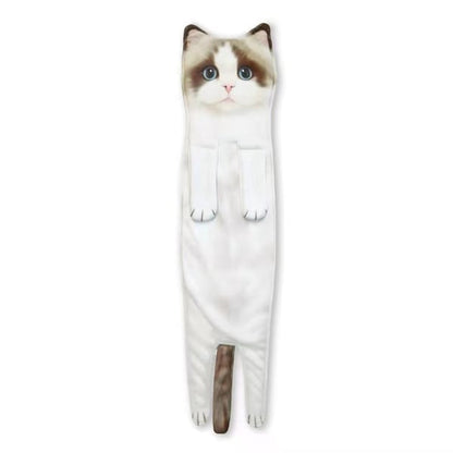 Funny Cat ＆ Dog Hand Towels