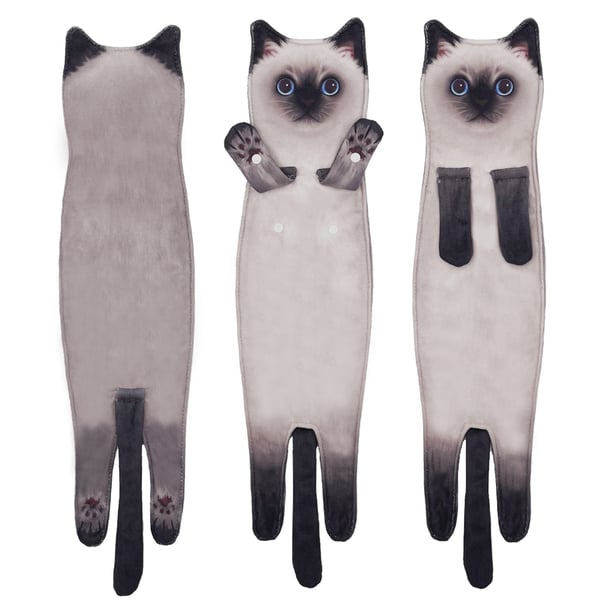 Funny Cat ＆ Dog Hand Towels