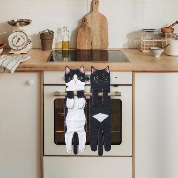 Funny Cat ＆ Dog Hand Towels