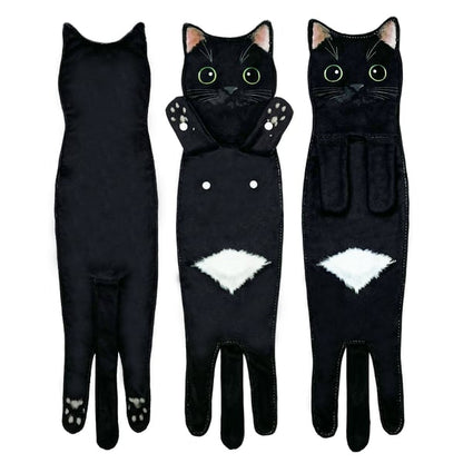 Funny Cat ＆ Dog Hand Towels