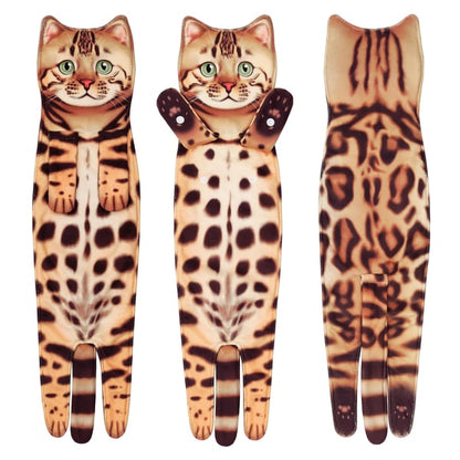 Funny Cat ＆ Dog Hand Towels