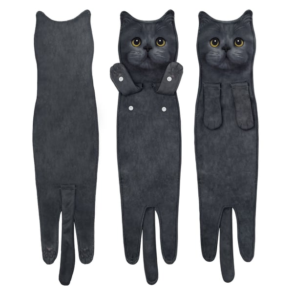 Funny Cat ＆ Dog Hand Towels