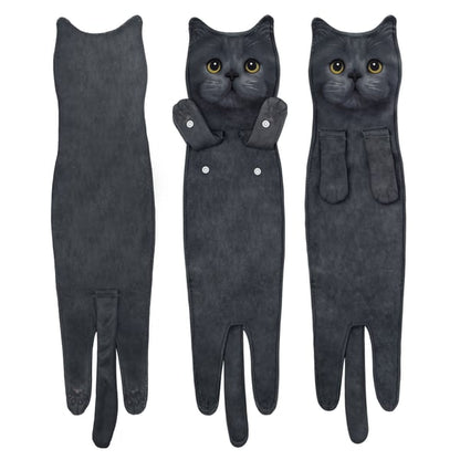 Funny Cat ＆ Dog Hand Towels