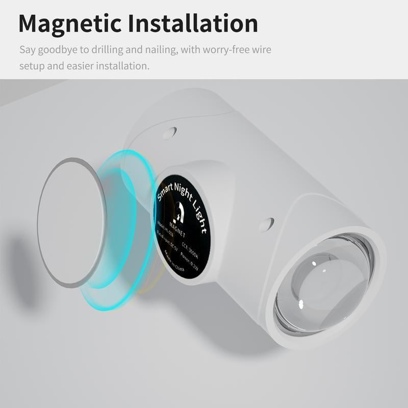 Smart Rechargeable LED Night Light with Motion Sensor 🌈✨