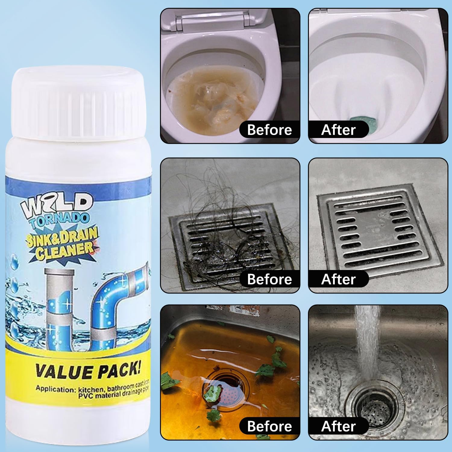 🔥 2026 New Collection - Safe Enzymatic Drain Cleaner That Protects Your Pipes & Family