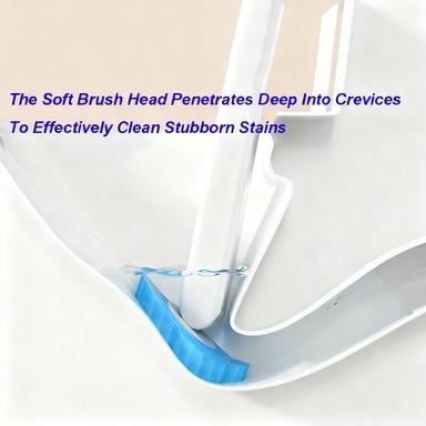 🔥New Year Sale – Disposable Toilet Brush, Toilet Bowl Wand Holder Set with 24PCS Cleaner Refills,Wall-Mount Scrubbing Toilet Brush Bathroom Cleaning Kit