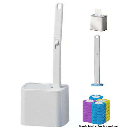 Disposable Toilet Brush Set with 24 Brushs Heads