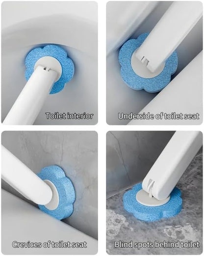 Disposable Toilet Brush Set with 24 Brushs Heads