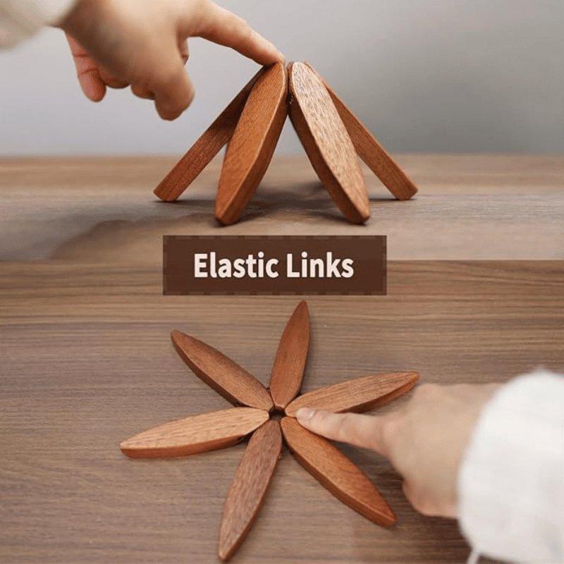 Tree-Shaped Coasters for Hot Dishes