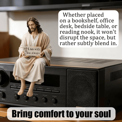 ✨Handcrafted Jesus Figurine✝️Serene Desk Companion🙏