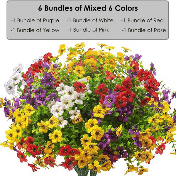 Buy 6 Bundles ( Mixed 6 Colors)