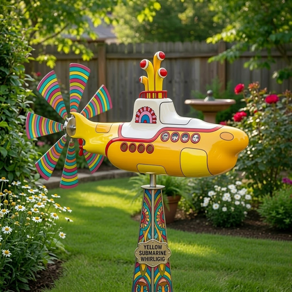 🔥🔥 Mother’s Day  70% Off--Retro Yellow Submarine Wind Spinner