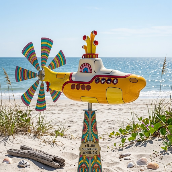 🔥🔥 Mother’s Day  70% Off--Retro Yellow Submarine Wind Spinner