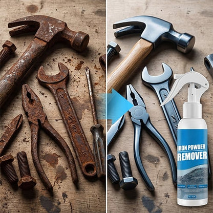 Instant Rust Remover Spray | No-Scrub Iron Dissolver & Auto-Seal Protection