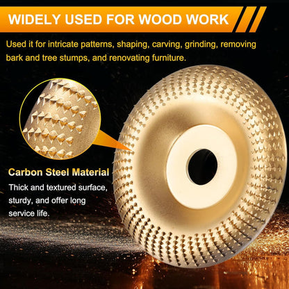 ⚡Hot Sales 69% OFF🔥Heavy-Duty Wood Carving Disc Set (3PCS)