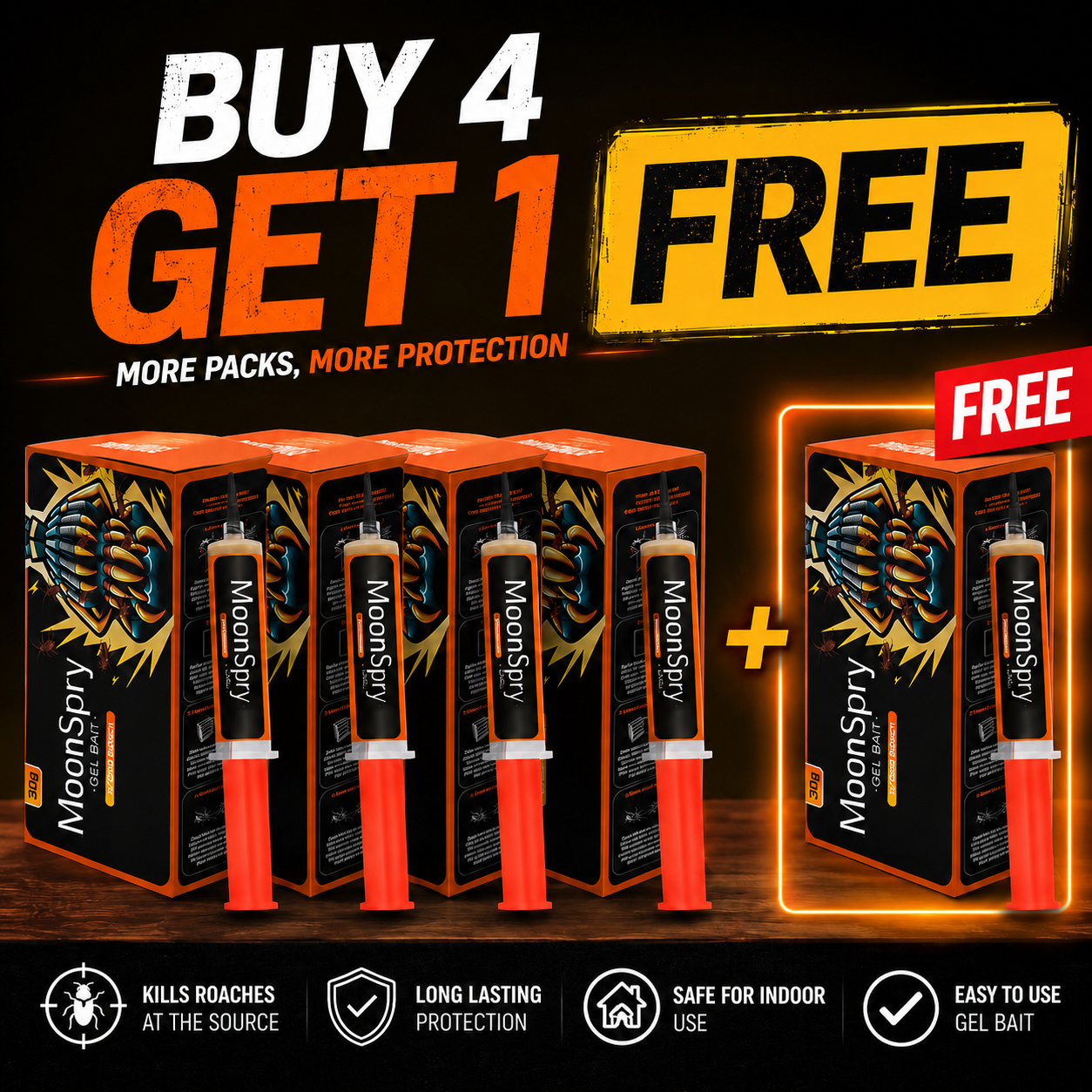 Buy 4 Get 1 Free - 5PCS