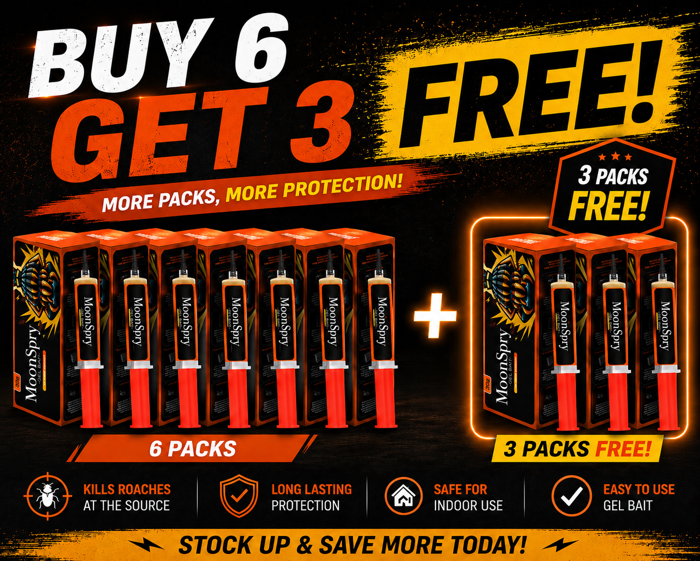 Buy 6 Get 3 Free - 9PCS
