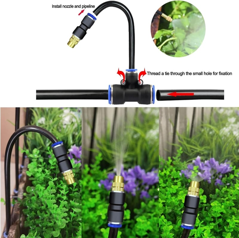 🔥2026 HOT SALE 49% OFF💗 360° Curved Garden Automatic Irrigation System