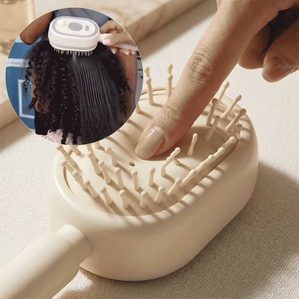🔥4-in-1 Electric Spray Hair Brush-Electric Spray Air Cushion Massage Comb