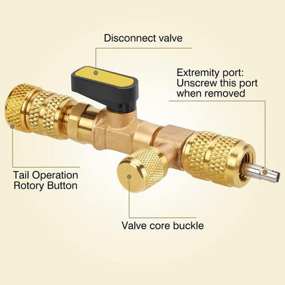 🧰Home & Auto AC Valve Core Remover Installer Tool
