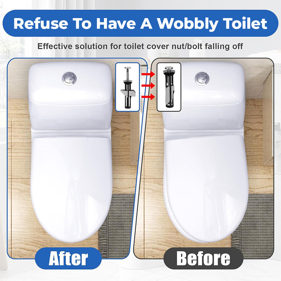 🔥Last Day 50% OFF🔥Heavy Duty Toilet Seat Fastener Bolt Kit (A Set of 2 Pcs)