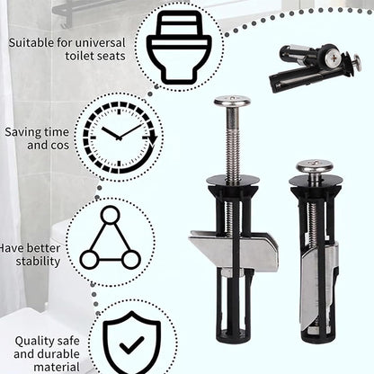 🔥Last Day 50% OFF🔥Heavy Duty Toilet Seat Fastener Bolt Kit (A Set of 2 Pcs)