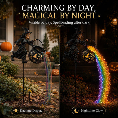 🔥LAST DAY 50% OFF -Halloween Witch Cauldron Garden Light