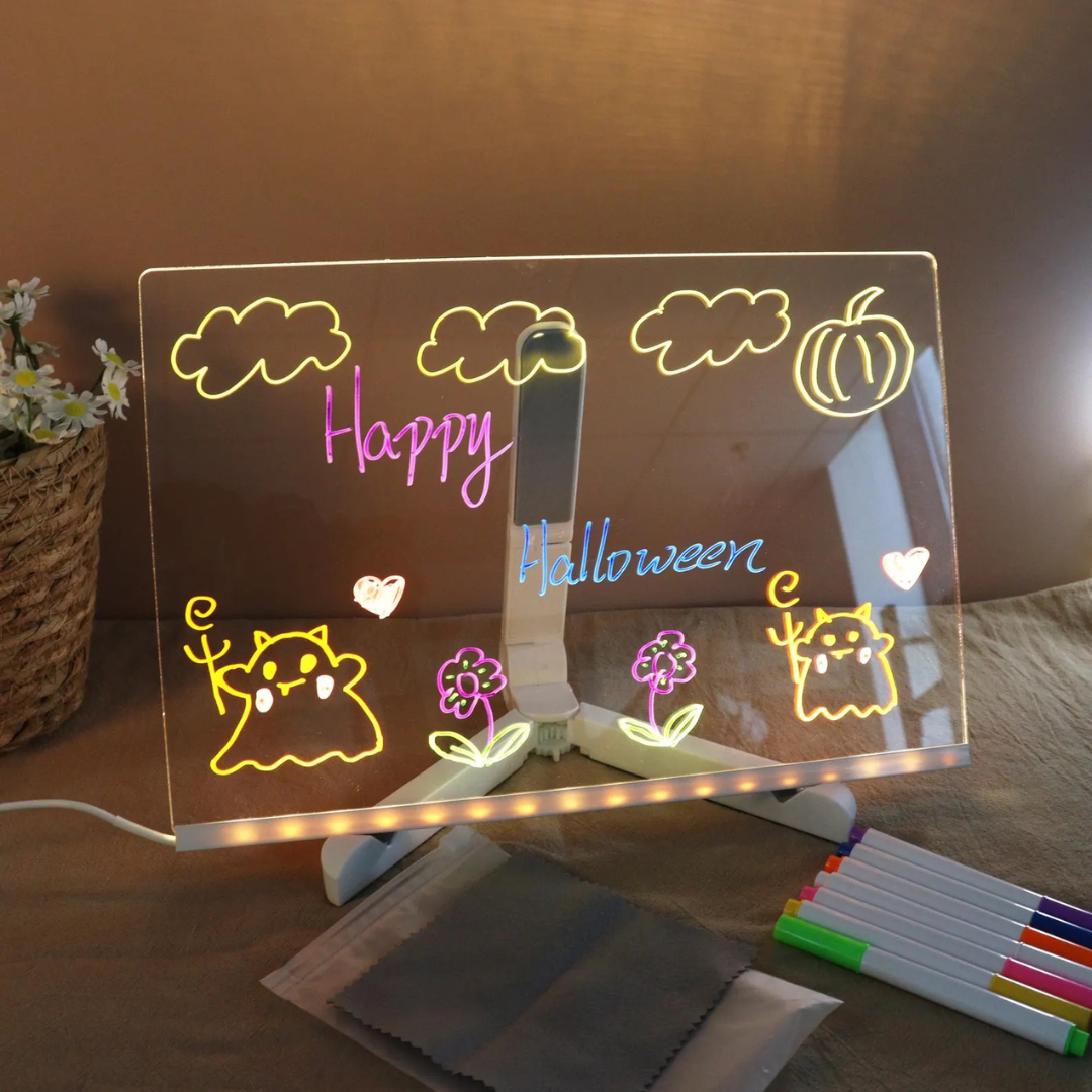Light Trace Glow Drawing Panel