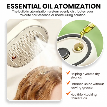🔥4-in-1 Electric Spray Hair Brush-Electric Spray Air Cushion Massage Comb