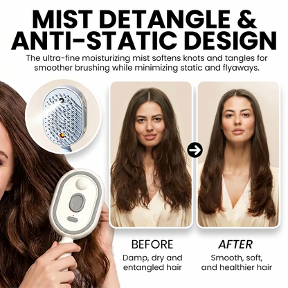 🔥4-in-1 Electric Spray Hair Brush-Electric Spray Air Cushion Massage Comb